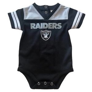 RAIDERS Baby Jersey One Piece Bodysuit 3-6 Months